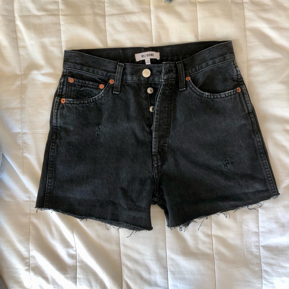 Re/Done High Rise Shorts